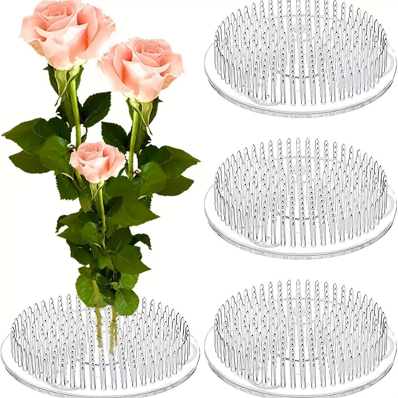 Art Craft Vase - ฐานยึดดอกไม้แบบใสพร้อมจุกดูดสุญญากาศสำหรับจัดดอกไม้แบบอิเคบานะ