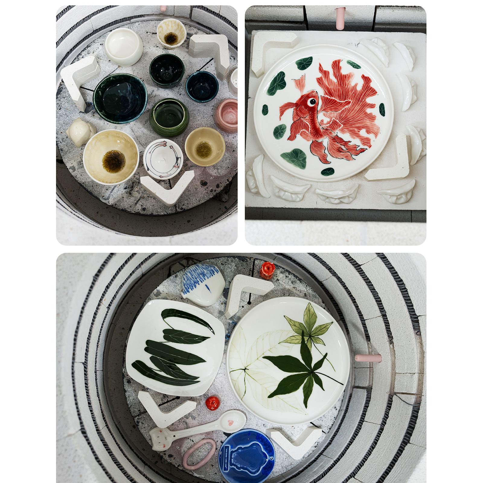 Art Craft Workshop - เสาค้ำเตาเผาเซรามิก 8 ชิ้น สำหรับเวิร์คช็อป ใช้ซ้ำได้ อุปกรณ์รองรับงานศิลปะและงานฝีมือ