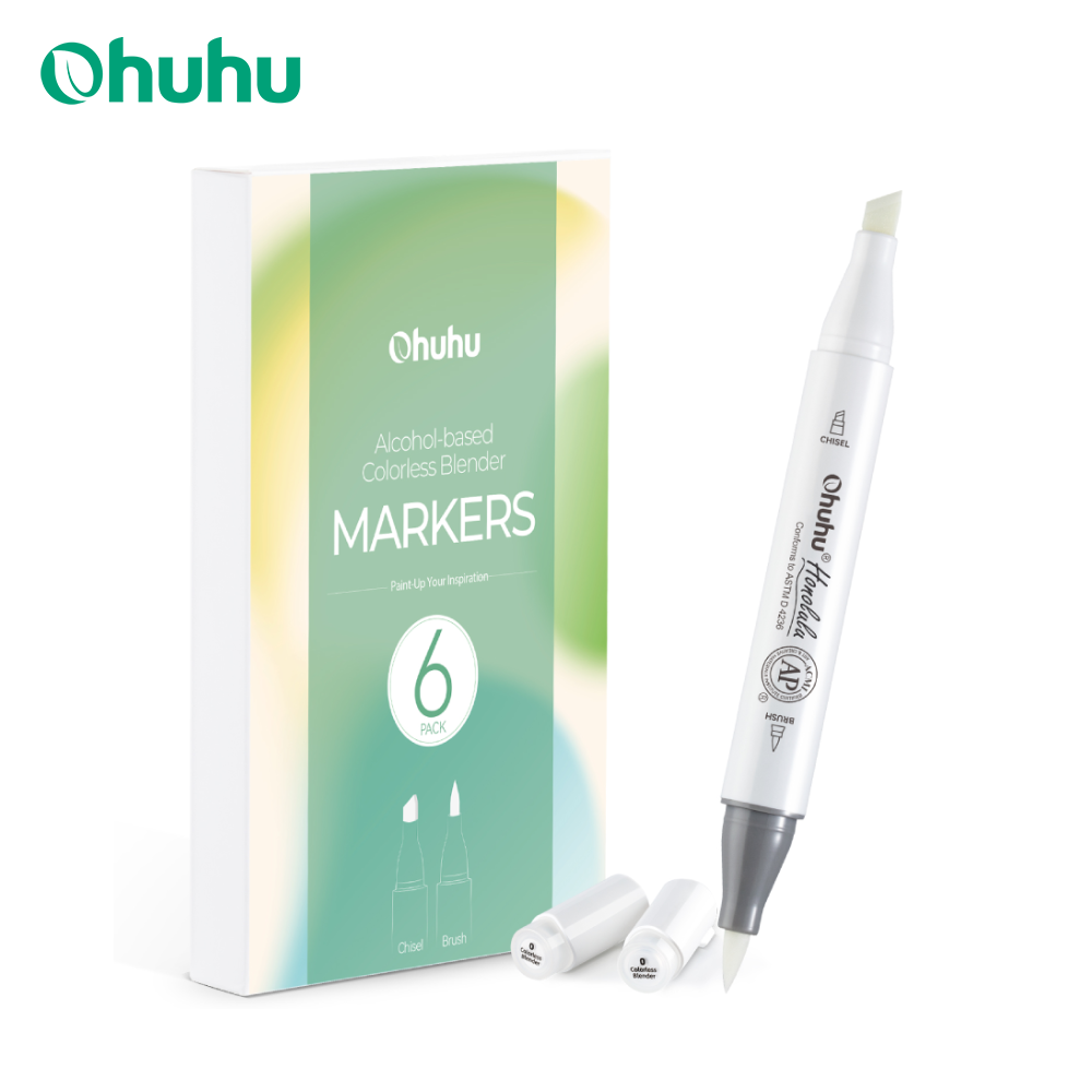 Alcohol Ink Set - Ohuhu Honolulu เครื่องปั่นไร้สี Marker Pack of