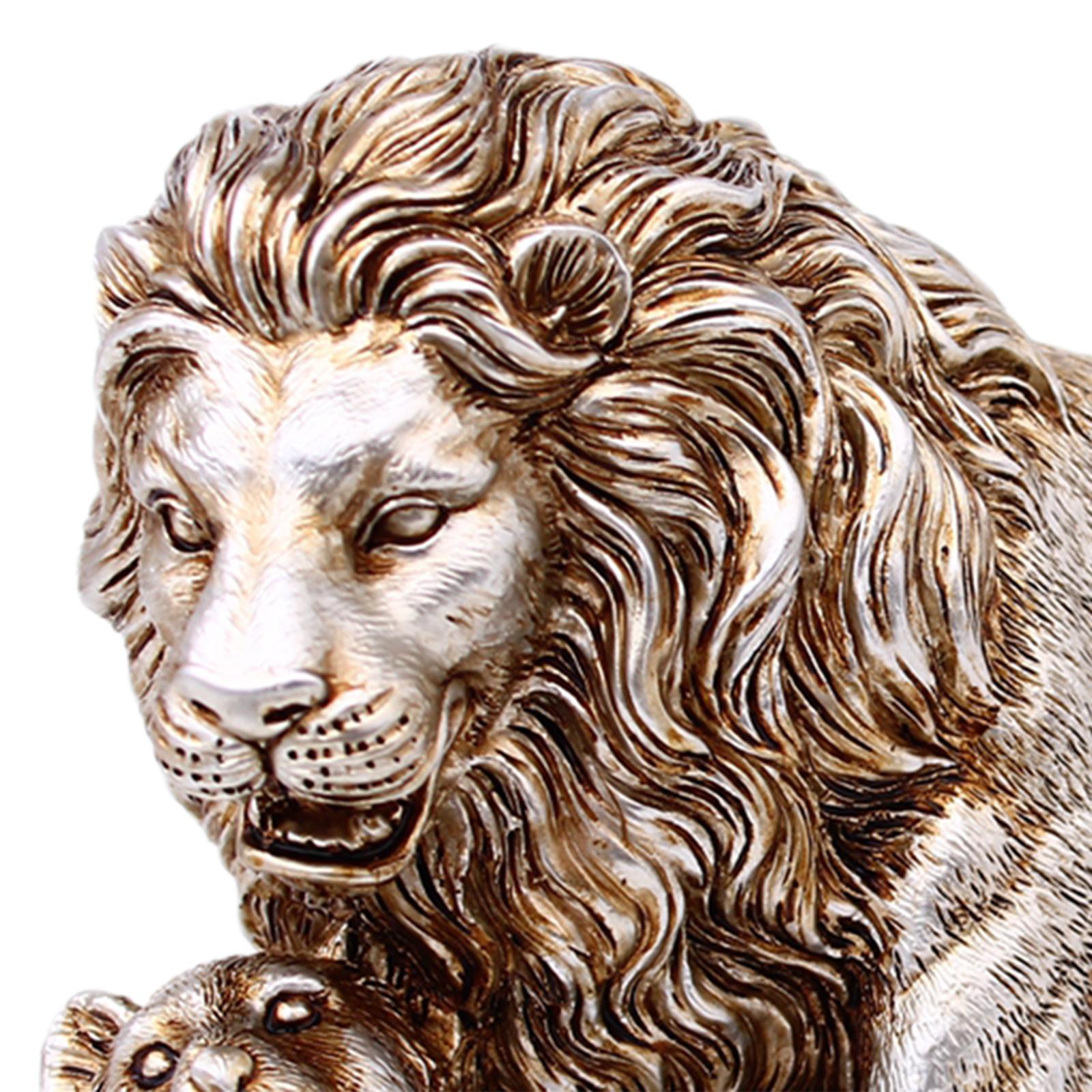รูปปั้นสิงโต ของตกแต่งบ้าน งาน - Art Craft Lion บทวิจารณ์และราคา