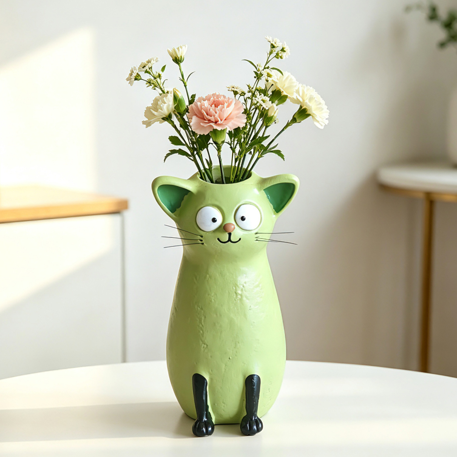 แจกันเรซิ่นรูปแมว ของตกแต่งบ้า - Art Craft Vase บทวิจารณ์และราคา