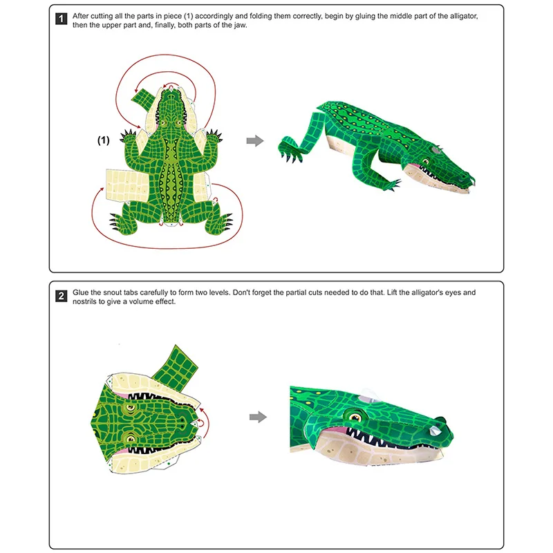 จระเข้จระเข้พับ Origami Art Mi - Art Craft Cardboard บทวิจารณ์และราคา