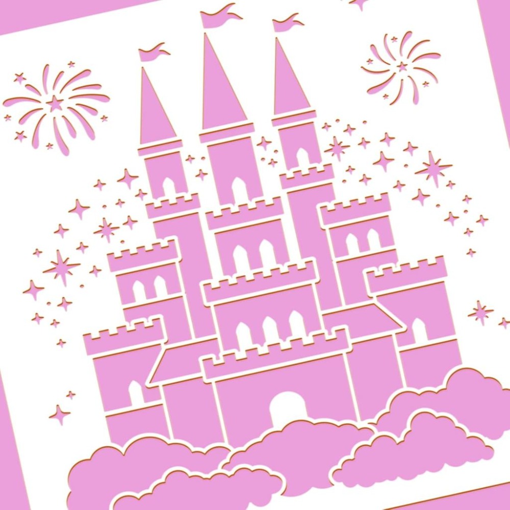 แม่แบบลายดาวสำหรับงานศิลปะ DIY - Art Craft Template บทวิจารณ์และราคา