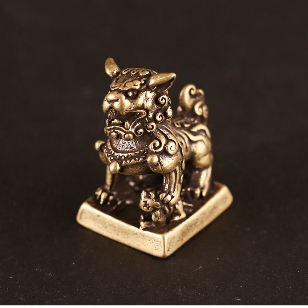 ของตกแต่งโต๊ะทำงานรูปสัตว์เลี้ - Art Craft Lion บทวิจารณ์และราคา
