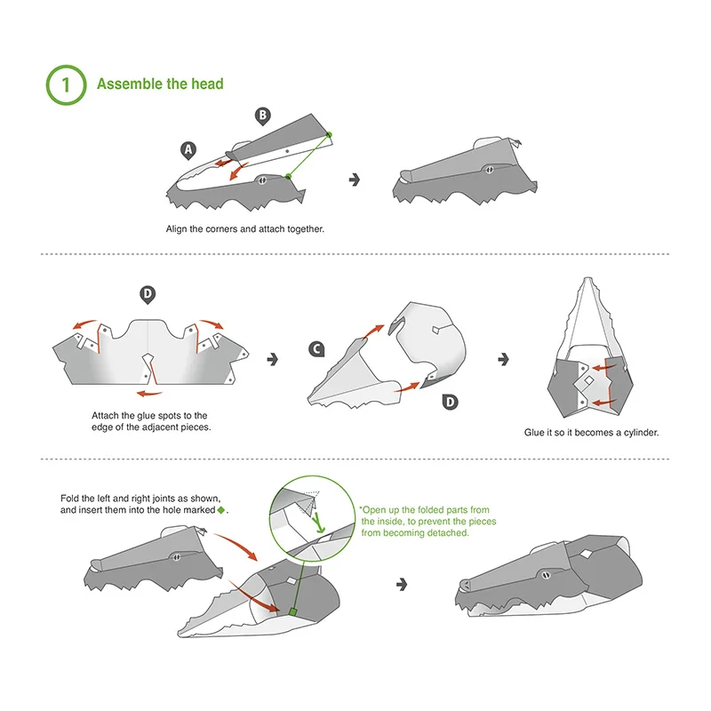 จระเข้พับ Origami Art Mini น่า - Art Craft Cardboard บทวิจารณ์และราคา
