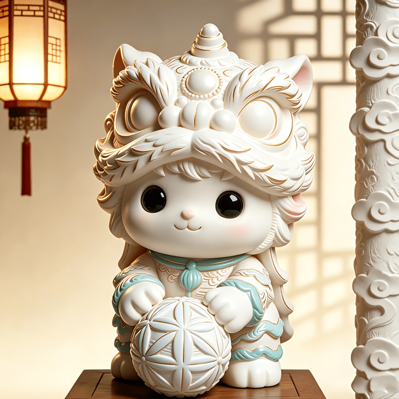 ตุ๊กตาสิงโตจีนสำหรับระบายสีเอง - Art Craft Lion บทวิจารณ์และราคา