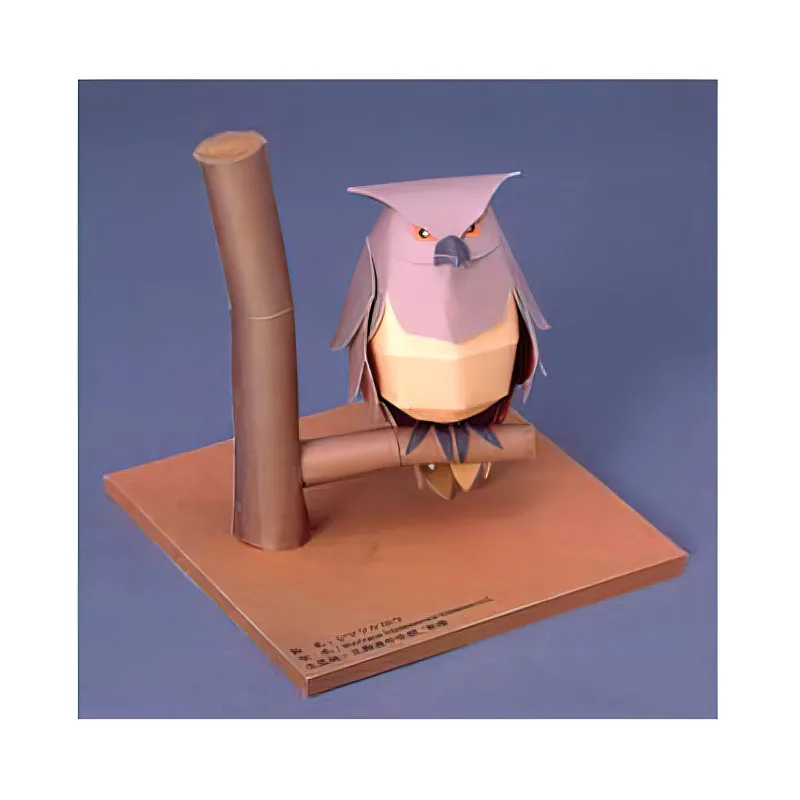 Blakiston ปลานกฮูก Origami Art - Art Craft Cardboard บทวิจารณ์และราคา