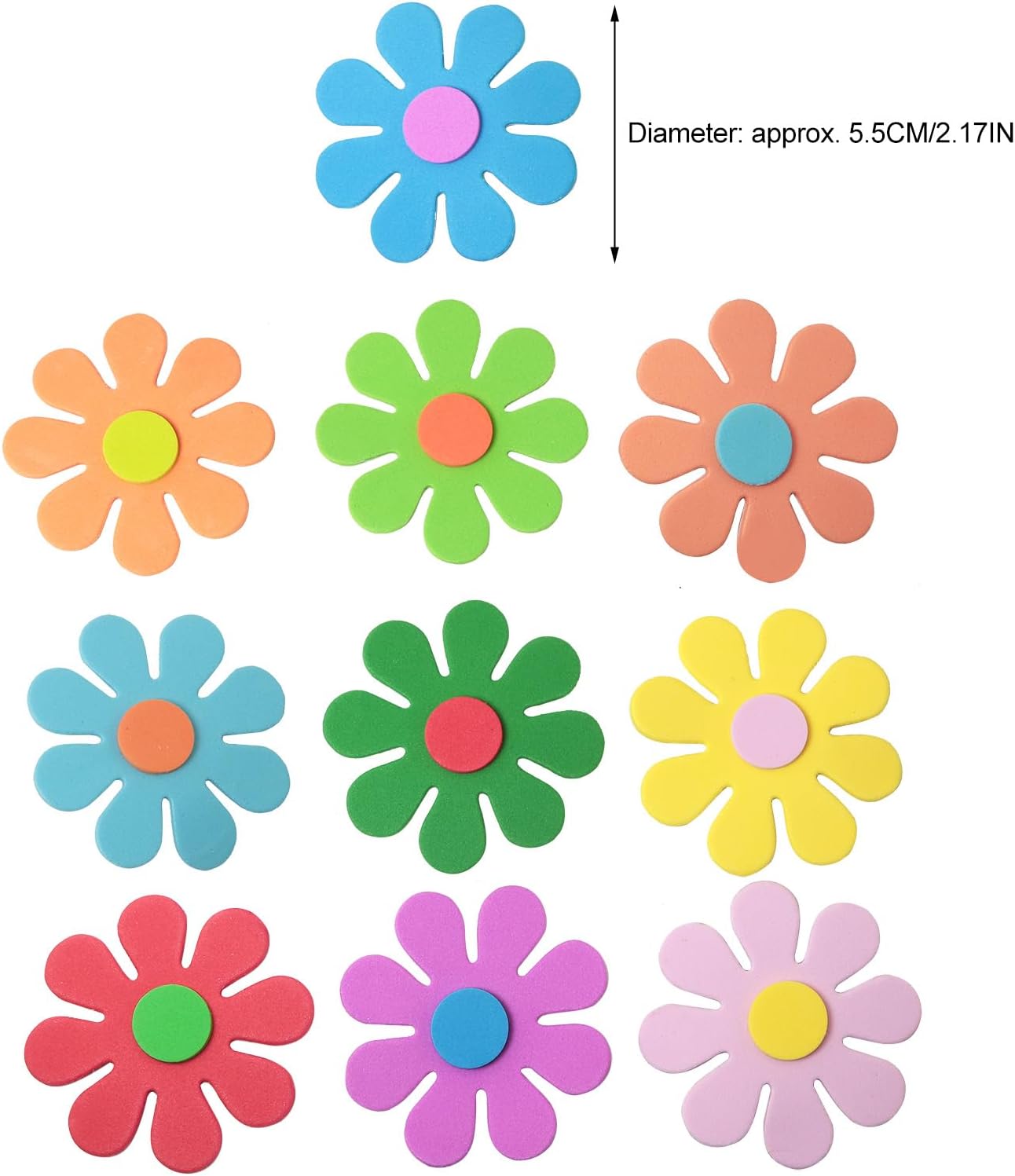 สติกเกอร์โฟมรูปดอกไม้ 3 มิติ ง - Art Craft Cardboard บทวิจารณ์และราคา