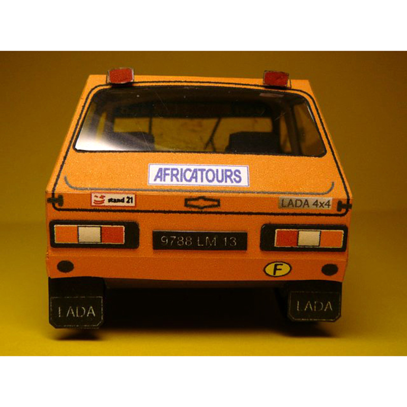 LADA NIVA 1985 1:32 Dakar Rall - Art Craft Cardboard บทวิจารณ์และราคา