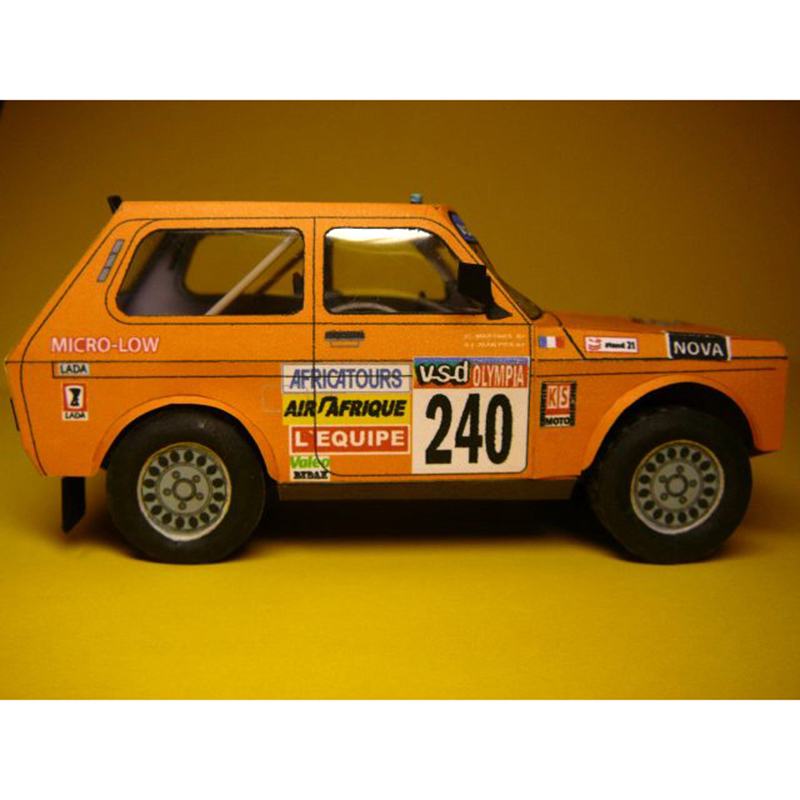 LADA NIVA 1985 1:32 Dakar Rall - Art Craft Cardboard บทวิจารณ์และราคา