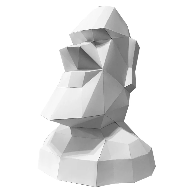 ขนาดใหญ่ขนาดเกาะอีสเตอร์ Moai  - Art Craft Cardboard บทวิจารณ์และราคา