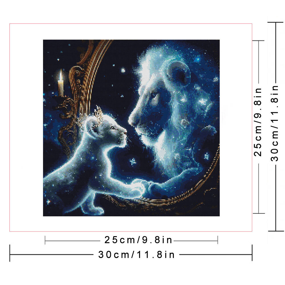 Huacan เพชรภาพวาดสัตว์สุนัขสิน - Art Craft Lion บทวิจารณ์และราคา