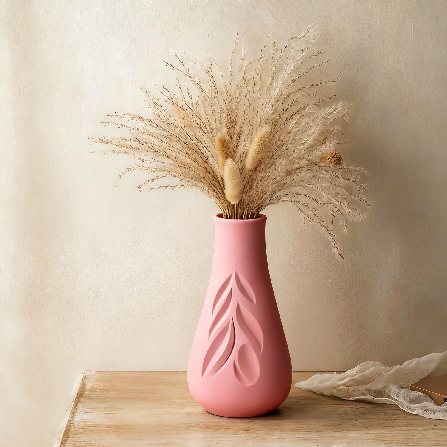 Leaf Texture แจกันแม่พิมพ์ซิลิ - Art Craft Vase บทวิจารณ์และราคา