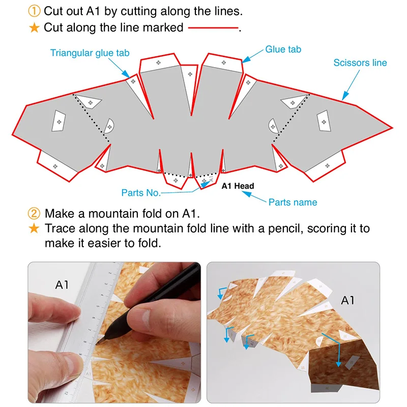 ของเล่นสุนัขพุดเดิ้ลพับ Origam - Art Craft Cardboard บทวิจารณ์และราคา
