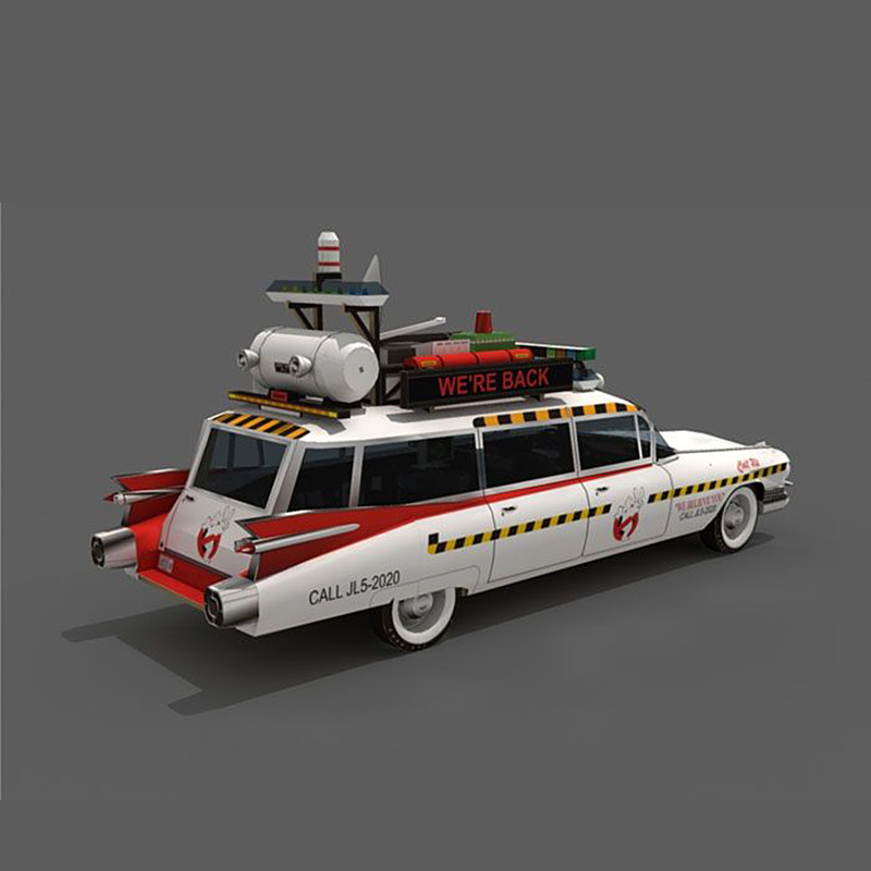 Ghostbusters รถ Ecto-1A 1:20 O - Art Craft Cardboard บทวิจารณ์และราคา