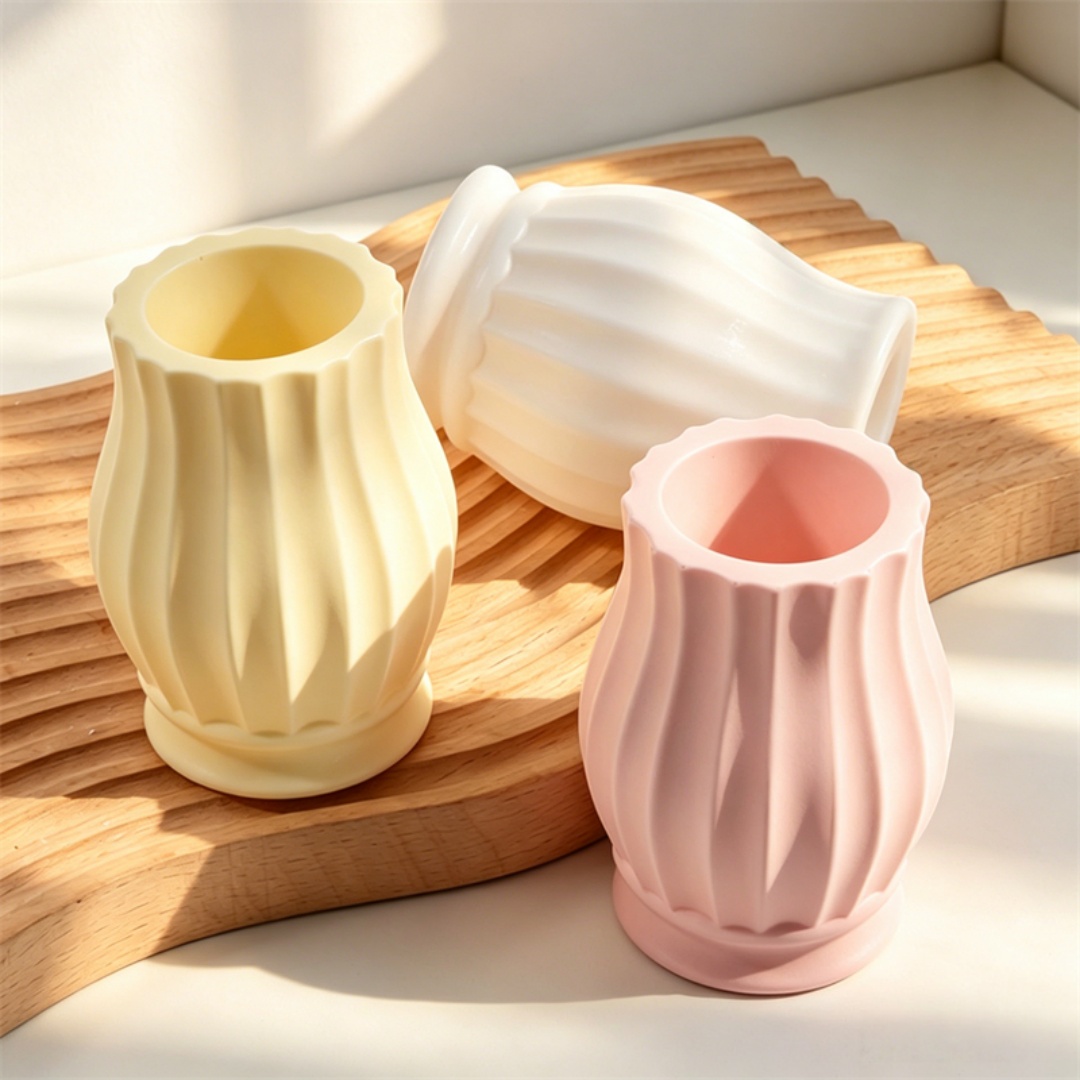 แม่พิมพ์ซิลิโคนลายลายนูน รูปทร - Art Craft Vase บทวิจารณ์และราคา