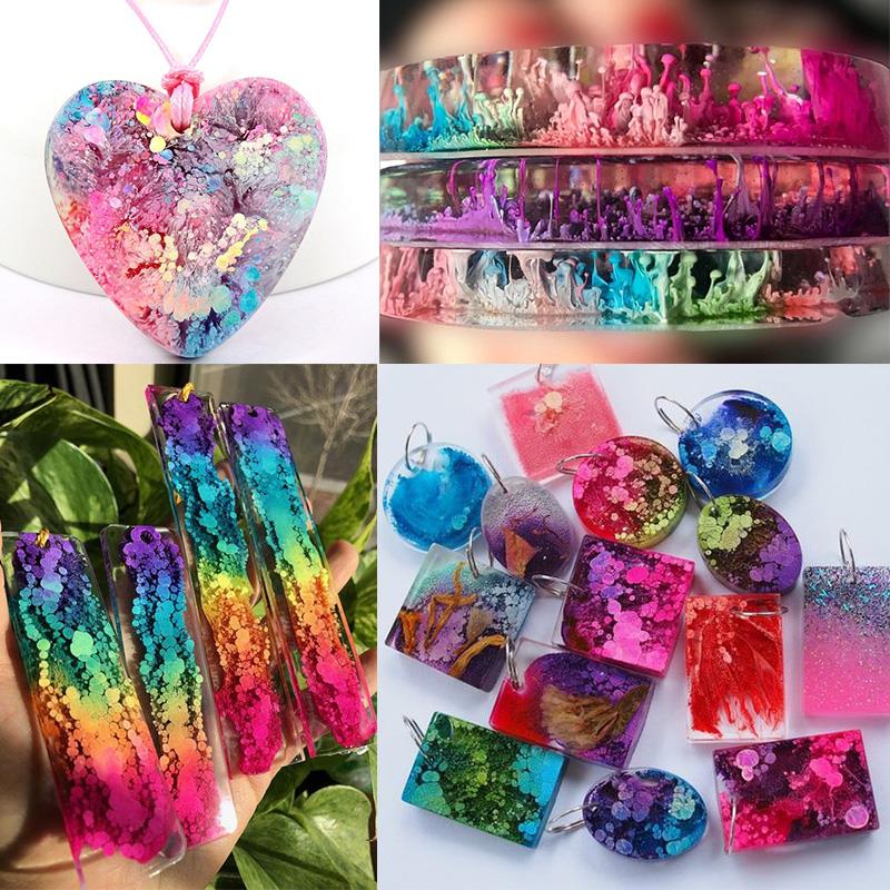 24 สี 10ml Art หมึกแอลกอฮอล์เร - Alcohol Ink Set บทวิจารณ์และราคา