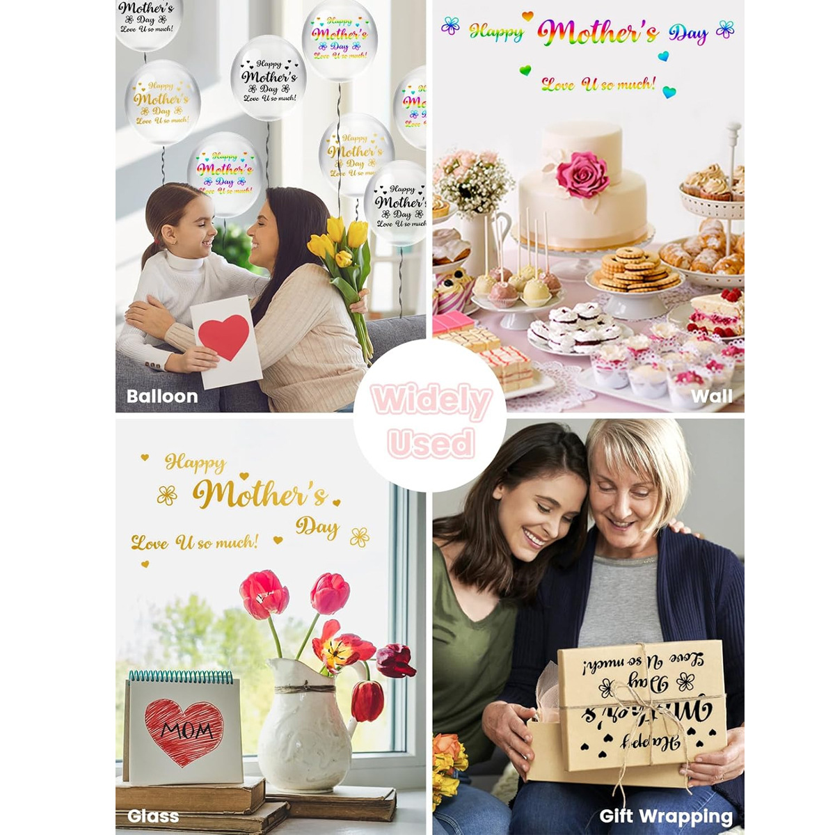 สติกเกอร์ติดลูกโป่งสำหรับงานปา - Art Craft Mother'S Day บทวิจารณ์และราคา