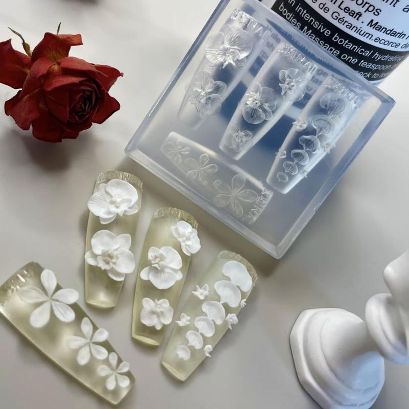 แม่พิมพ์เล็บซิลิโคนใส 3 มิติ ส - Art Craft Template บทวิจารณ์และราคา