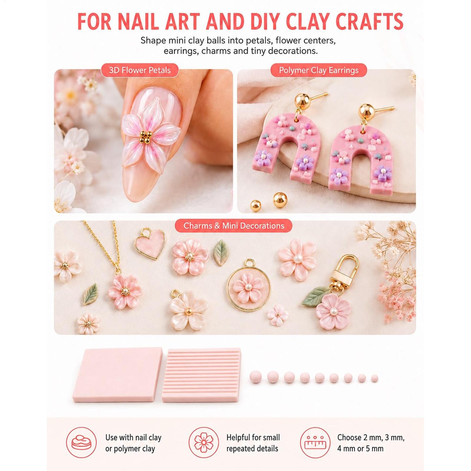 เครื่องทำลูกบอลดินเหนียว 4 ชิ้ - Art Craft Workshop บทวิจารณ์และราคา
