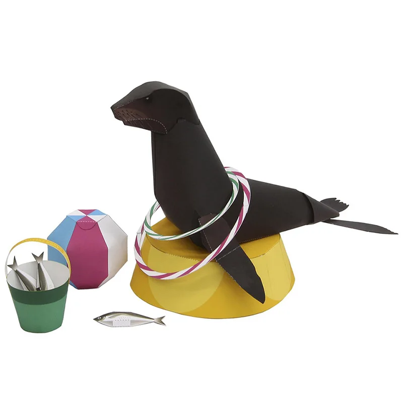 Sea Lion พับ Origami Art Mini  - Art Craft Lion บทวิจารณ์และราคา