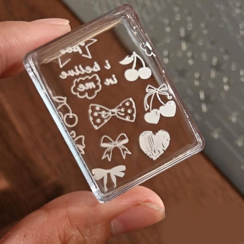 R3MC สแตนเลสแผ่นปั๊มเล็บลายหมี - Art Craft Template บทวิจารณ์และราคา