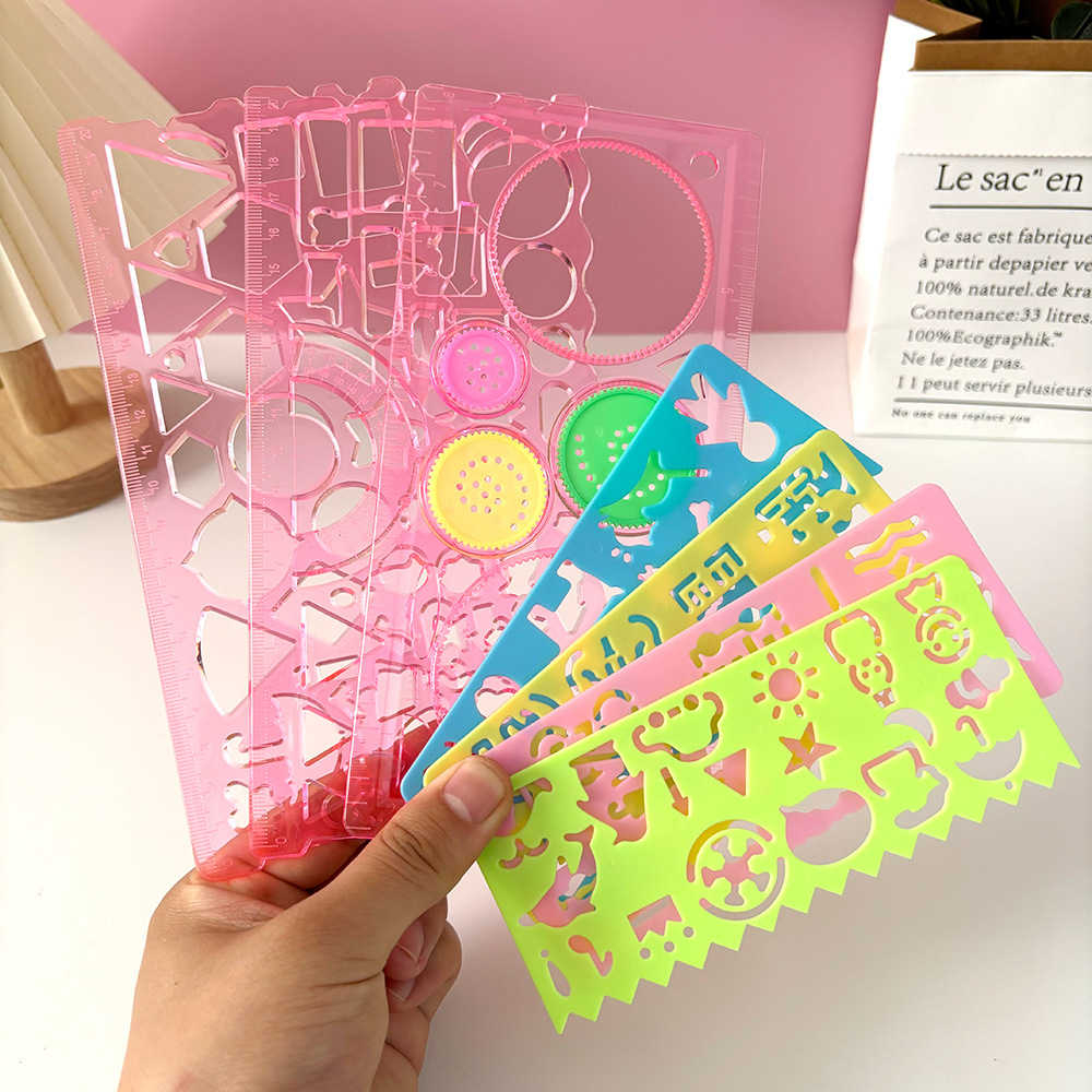 เรขาคณิต Spirograph Drawing ชุ - Art Craft Template บทวิจารณ์และราคา